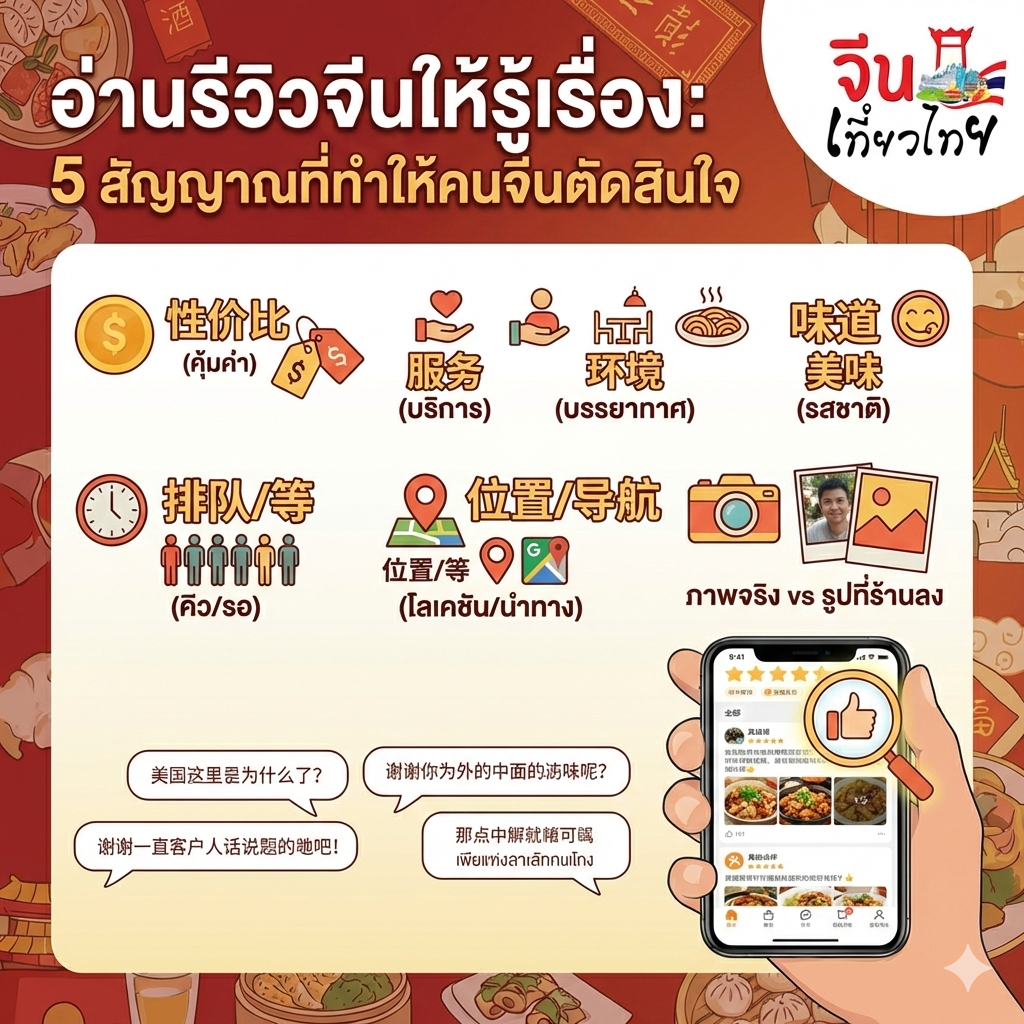 อ่านรีวิวจีนให้รู้เรื่อง: 5 สัญญาณที่ทำให้คนจีนตัดสินใจ