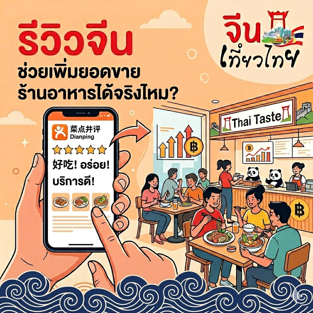 รีวิวจีน ช่วยเพิ่มยอดขายร้านอาหารได้จริงไหม? คำตอบสำหรับเจ้าของร้านที่อยากดึงลูกค้าจีน