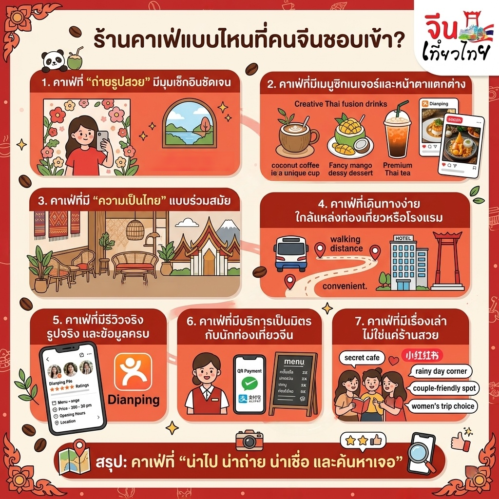 ร้านคาเฟ่แบบไหนที่คนจีนชอบเข้า? เข้าใจพฤติกรรมก่อนทำตลาดจีน
